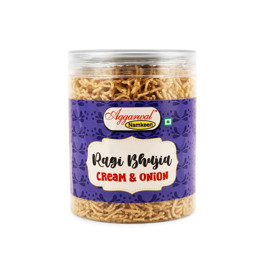 Ragi (Nachani) Cream Onion Bhujiya