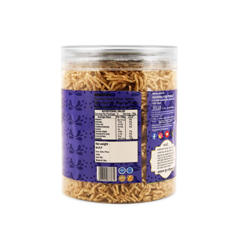 Ragi (Nachani) Cream Onion Bhujiya