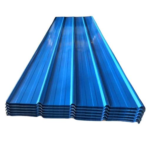 Jindal Colour Coated Roofing Sheet - Color: Blue