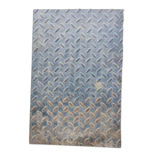 Mild Steel Chequered Plate - Finish: Polished
