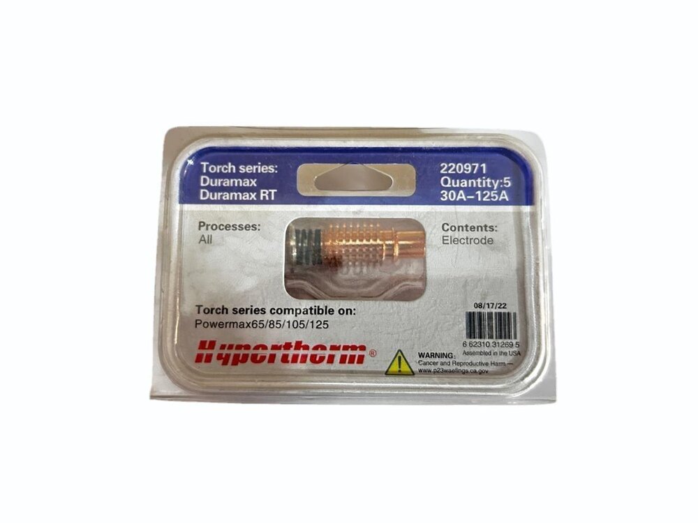 Hypertherm Pm125 Hand Torch Electrode - Material: Metal