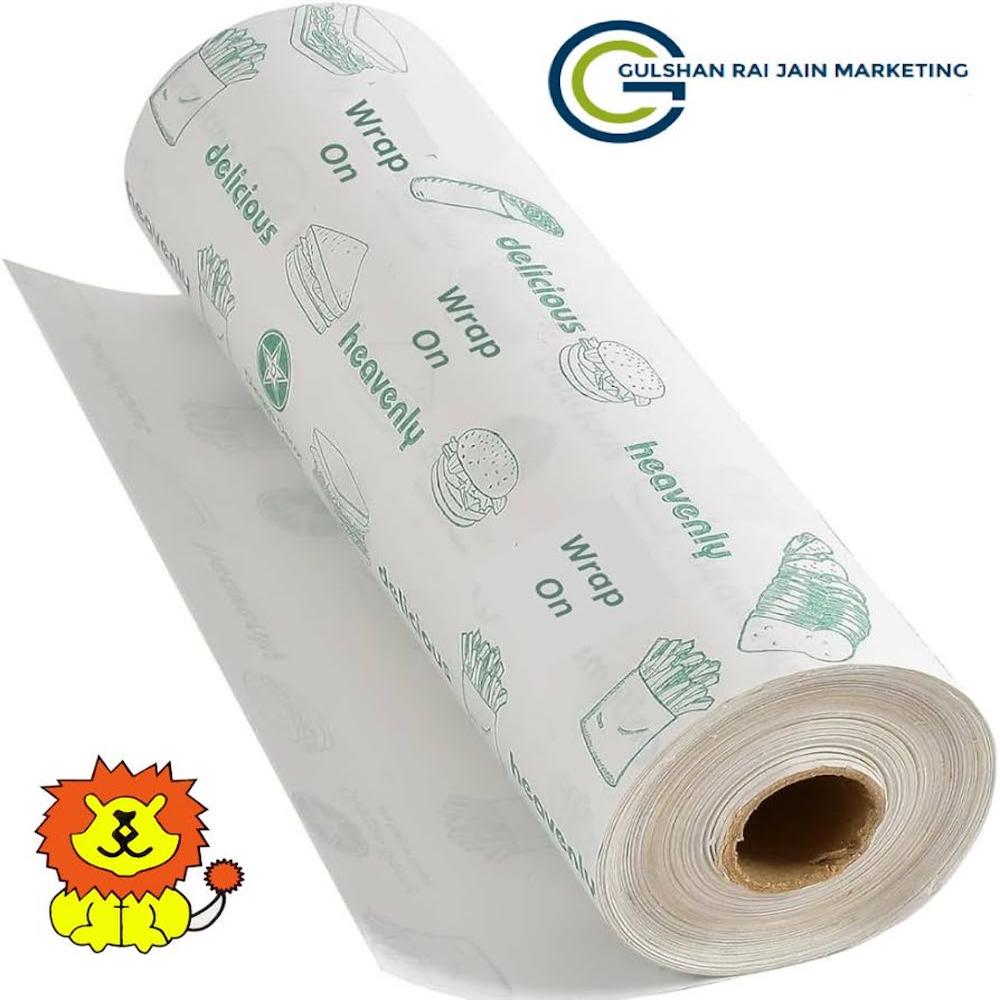 Food Wrapping Paper Roll - Color: White