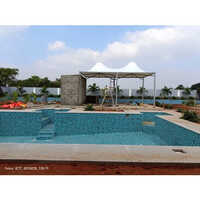 Vault Tensile Fabric Garden Canopy - Color: White