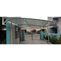 White Entrance Canopy