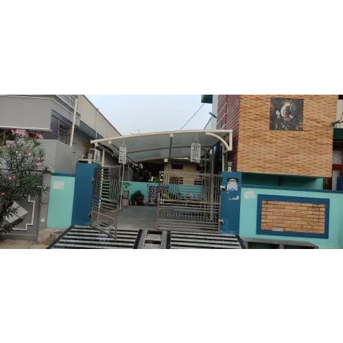 White Entrance Canopy