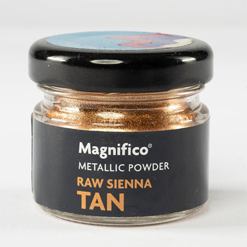 Raw Sienna Tan Metallic Powder