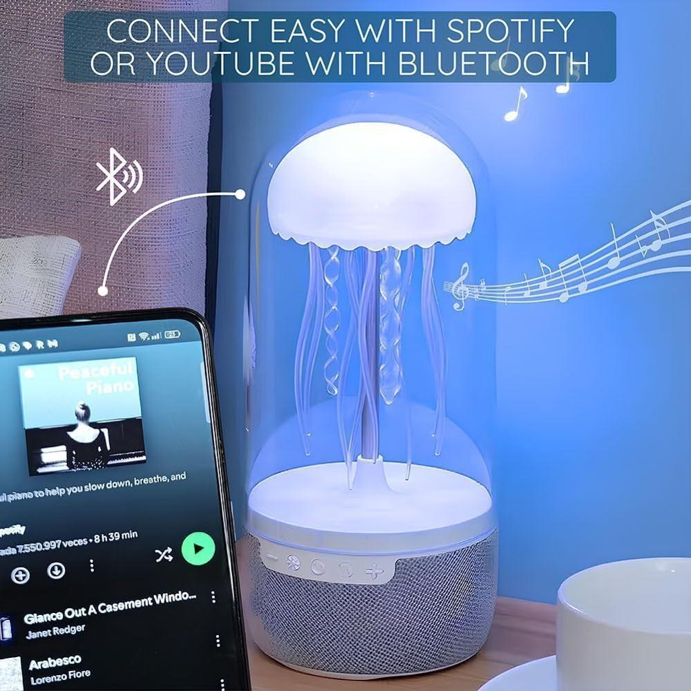Jellyfish Lamp Bluetooth Speaker  7 Color Changing