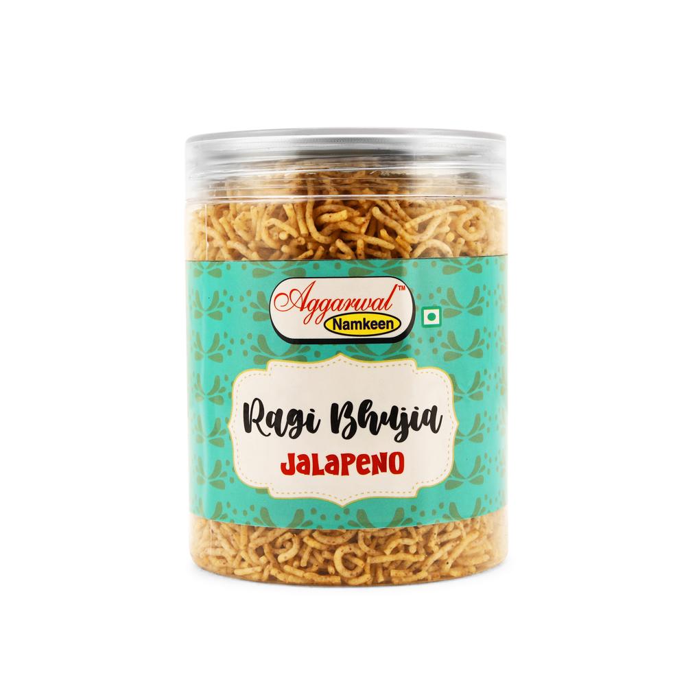 Ragi (Nachani) Jalapeno Bhujiya - Feature: Healthy Snacks