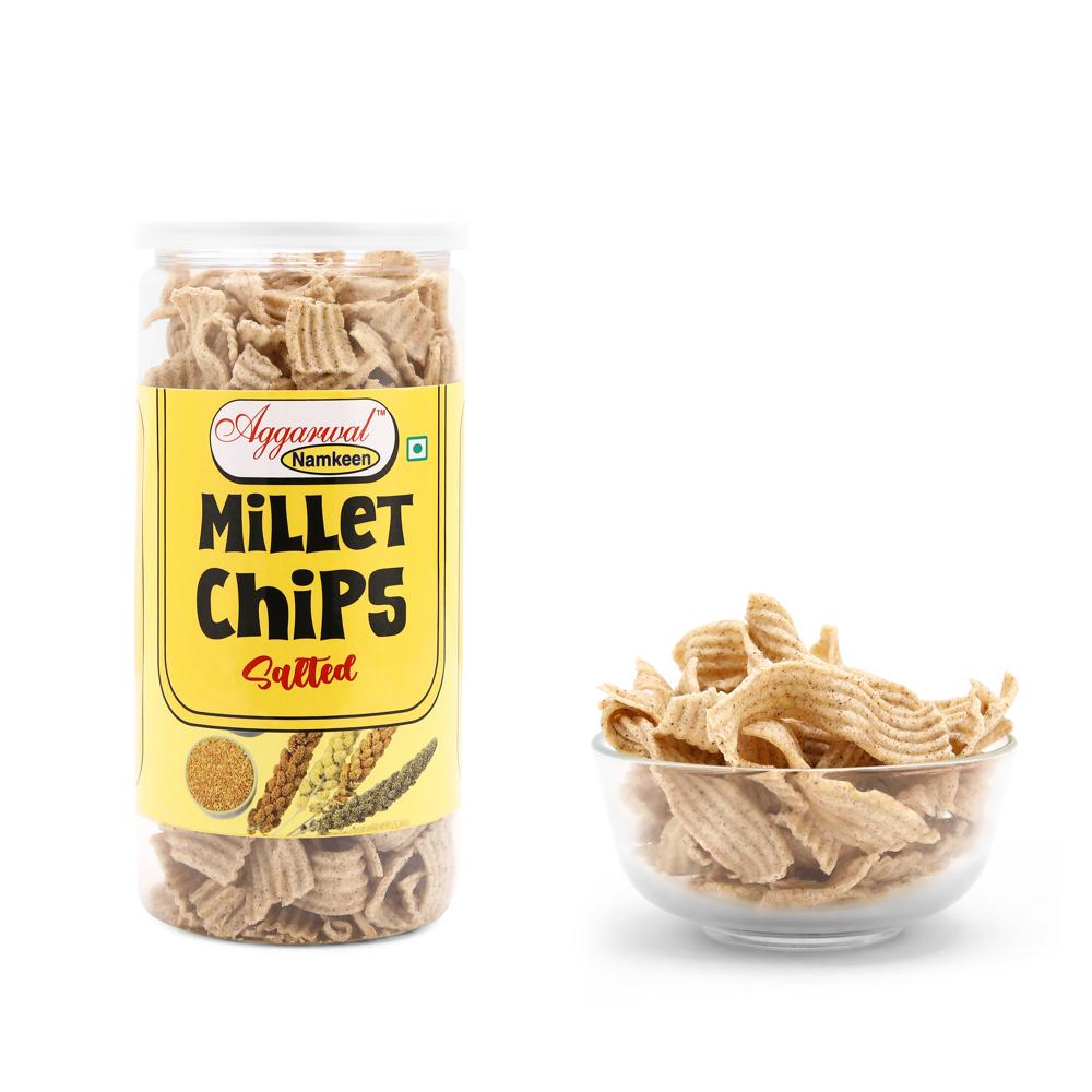 Millet Salted Chips - Feature: Healthy Snacks