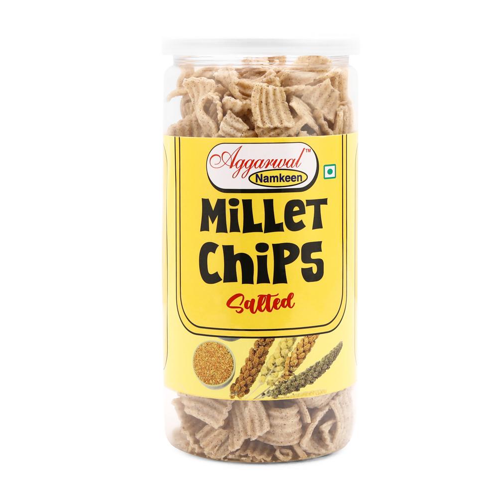 Millet Salted Chips - Feature: Healthy Snacks