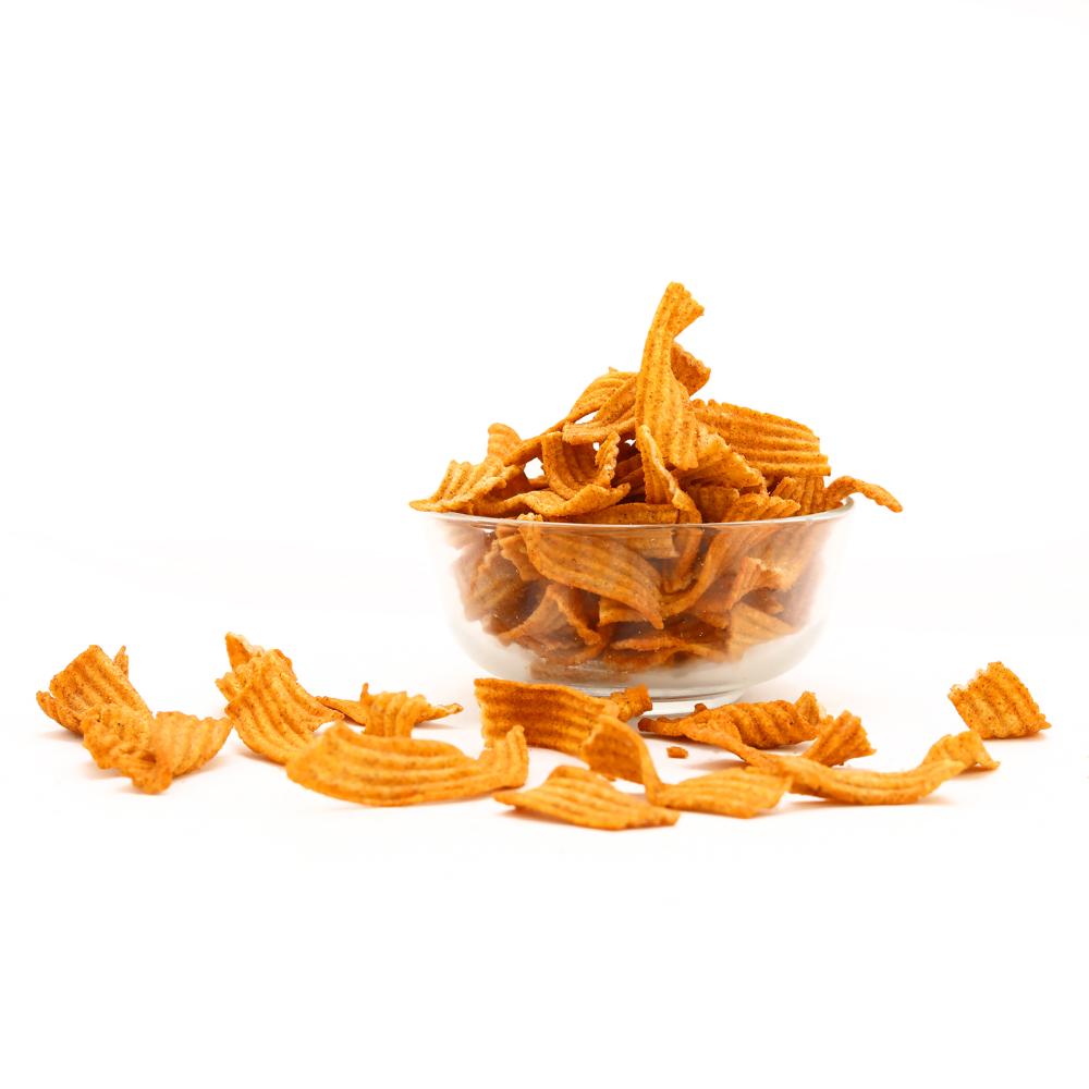 Millets Masala Chips - 150 Gm, Fried Crunchy Snack Made From Millet Flour, Spicy Flavor, Gluten-free, Ideal For Dips And On-the-go Snacking