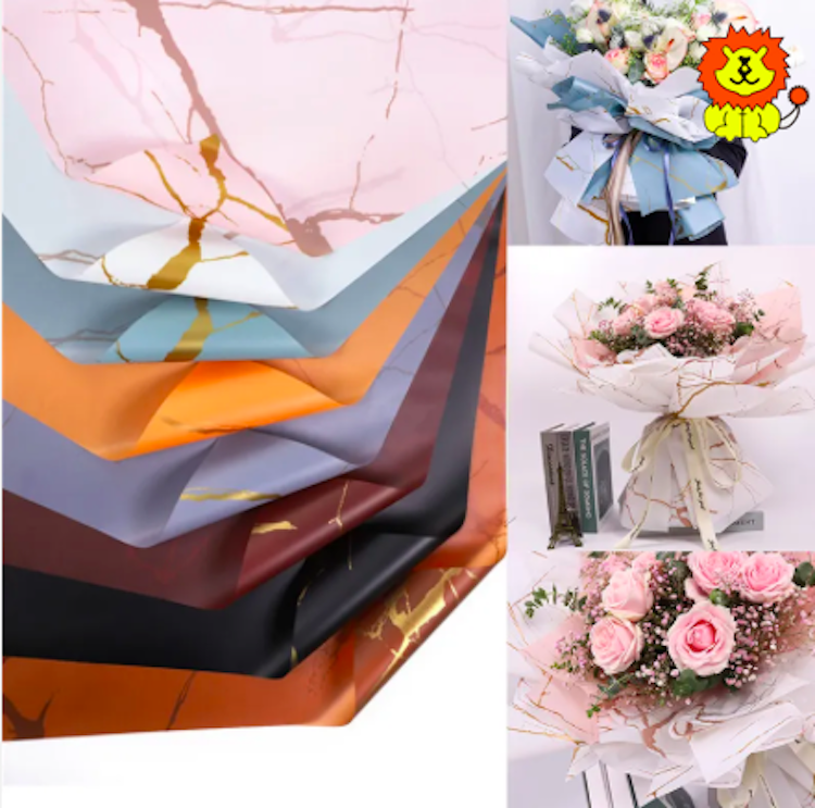 Korean Style Flower Wrapping Cellophane Paper