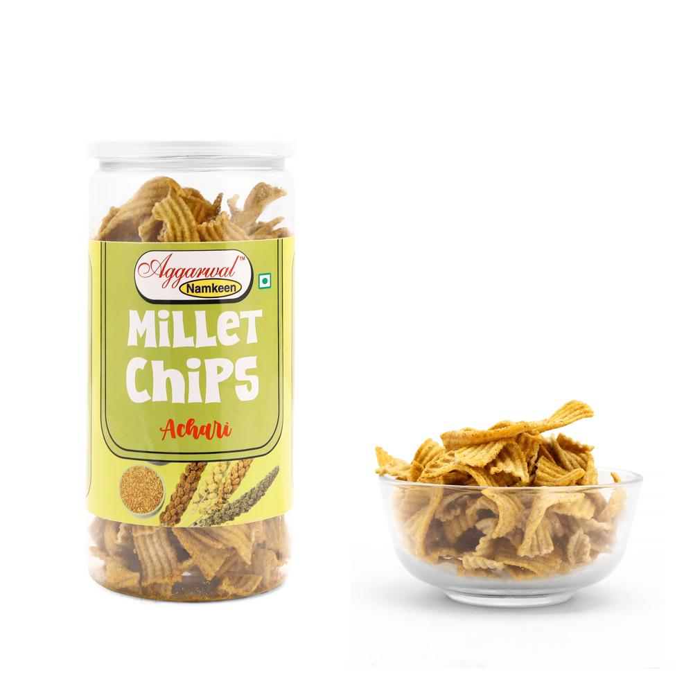 Millets Achari Chips - Feature: Healthy Snacks