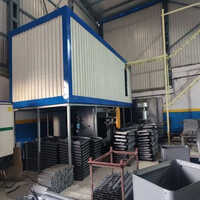 Powder Coating Plants - Color: Blue And White