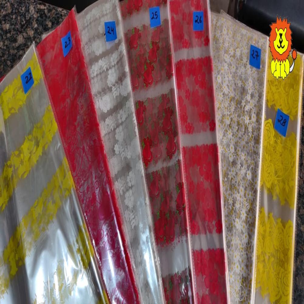 Transparent Flower Wrapping Paper - Color: Multicolor