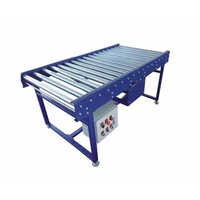 Mild Steel Roller Conveyor - Color: Blue