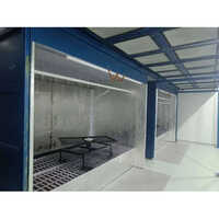 Industrial Liquid Painting Booth - Color: Blue