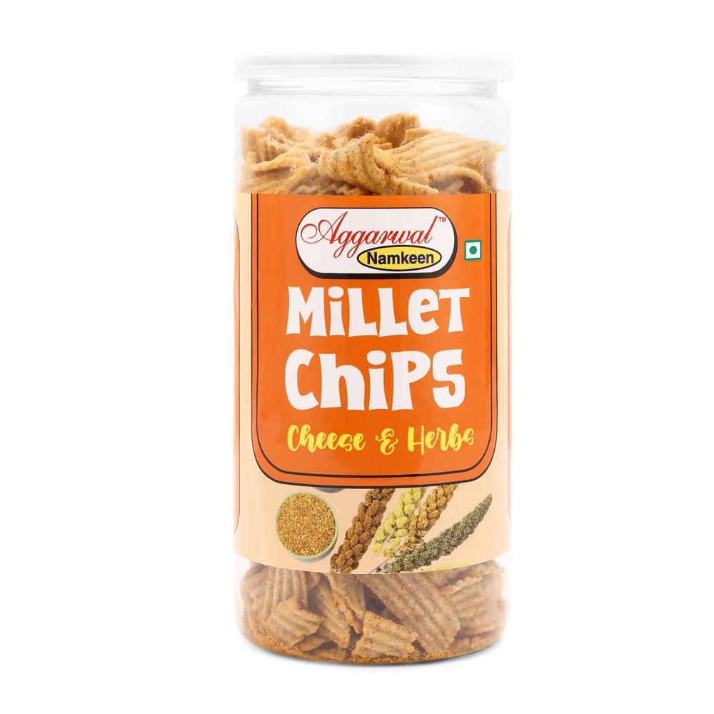 Millet Cheese Herbs Chips