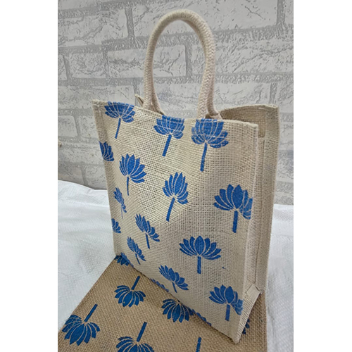 Printed Jute Bag - Color: Multicolor