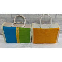 Short Jute Bags - Color: Multicolor