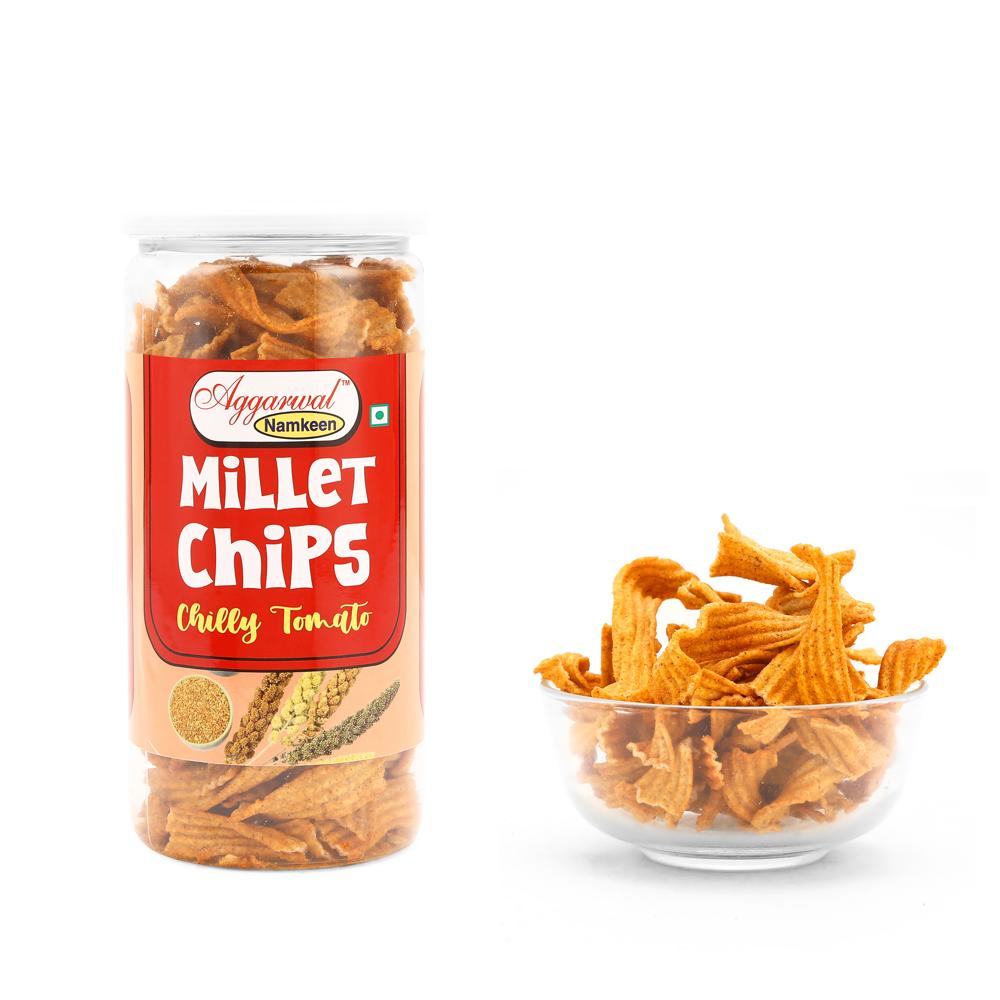 Millets Chilly Tomato Chips
