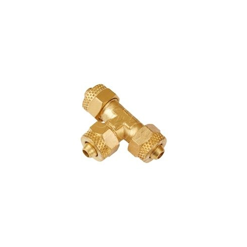 Brass Equal PU Tee