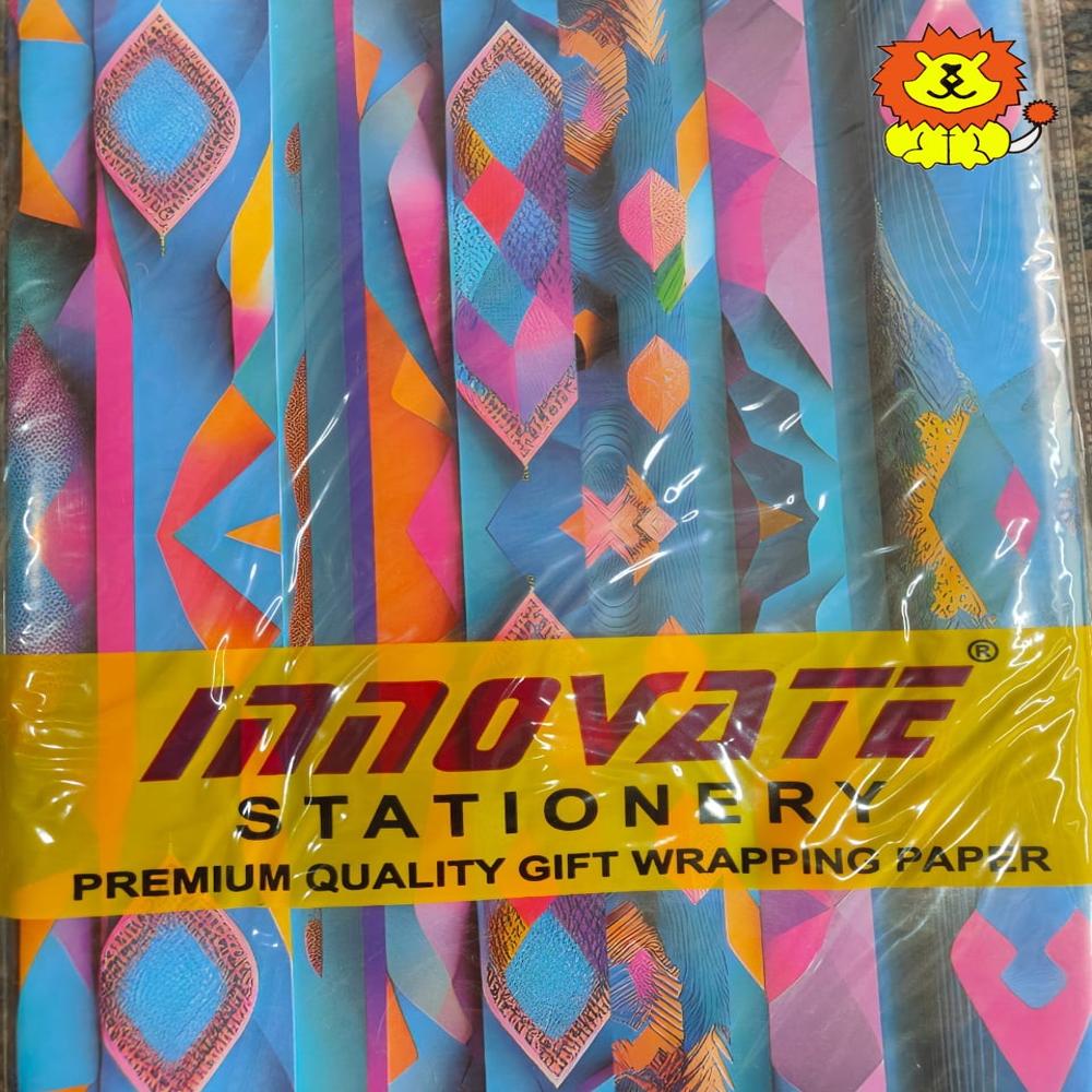 Innovate Chromo Gift Wrapping Sheets - Color: Multicolor