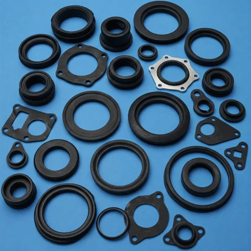 Nitrile Rubber Gaskets - 180 Degree Celsius Temperature Resistance, Black Color, Available In Different Sizes | Ideal For Industrial Applications