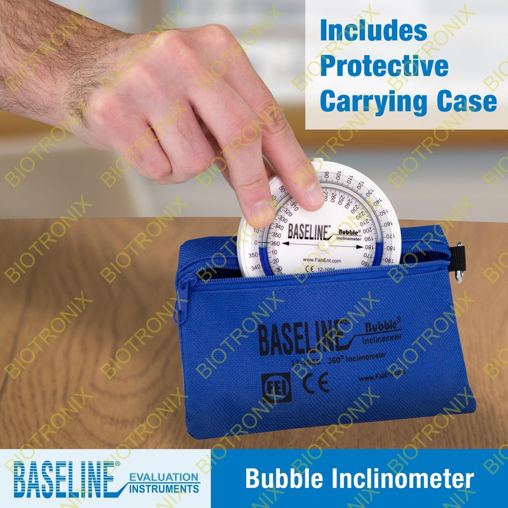 Medical Manual Bubble Inclinometer for Joint and Spine ROM Assessment Tool