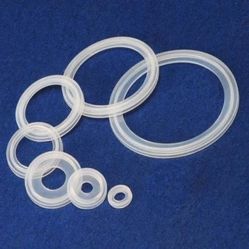 Silicone Tri Clover Gasket - Color: Transparent