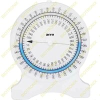 360 Degree Bubble Inclinometer Goniometer for Physical Therapy and Rehabilitation