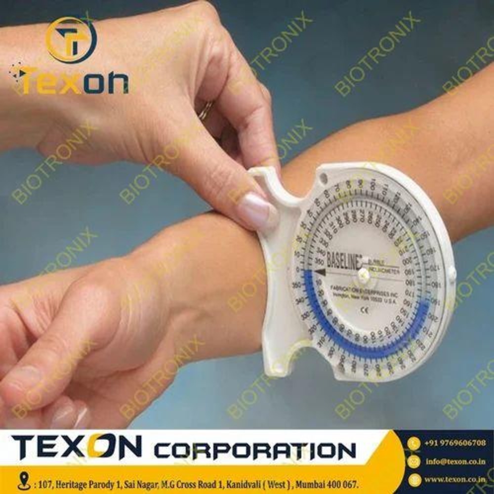 360 Degree Bubble Inclinometer Goniometer for Physical Therapy and Rehabilitation