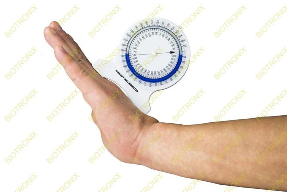 Portable Analog Bubble Inclinometer for Shoulder, Knee, and Spine Evaluation