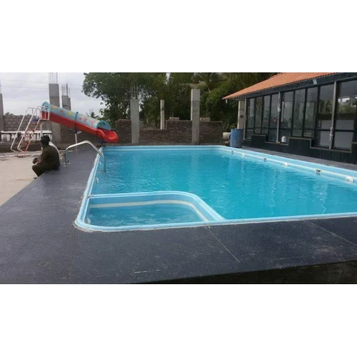 Outdoor Frp Swimming Pool - Color: Blue