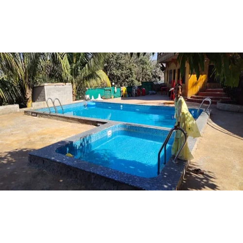 4.0 Feet Frp Swimming Pool - Color: Blue