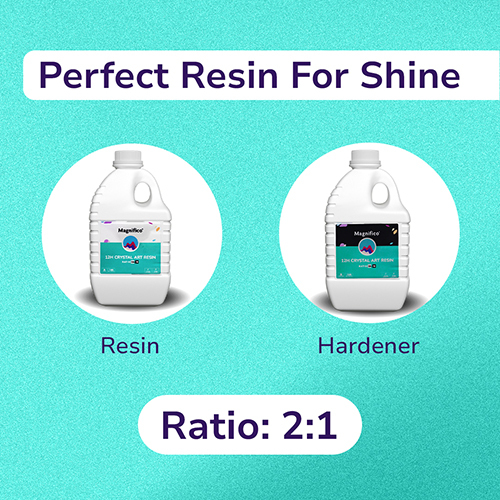 12H Crystal Art Resin Hardener Set