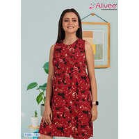 A Line Floral Dress Top