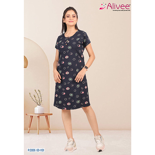Floral Short Nighty