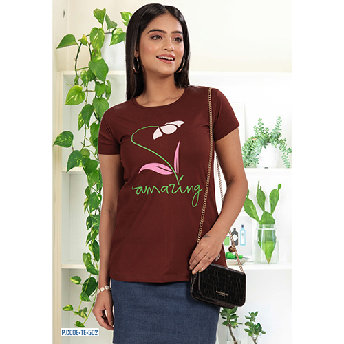 Crew Neck Graphic T-Shirt