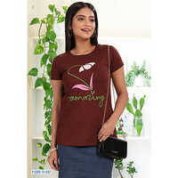 Crew Neck Graphic T-Shirt