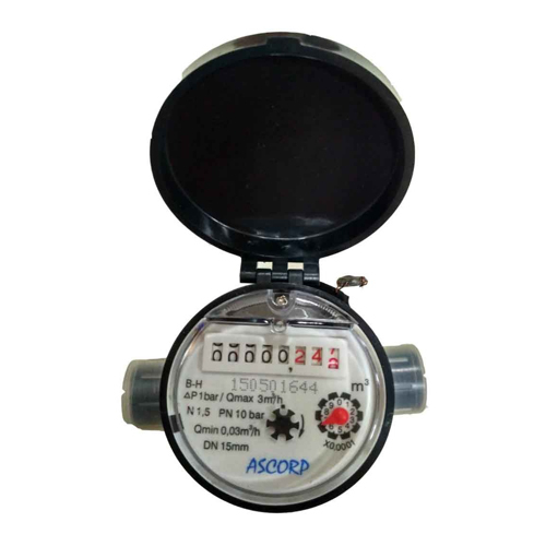 Ascorp 15Mm Water Meter - Color: Black