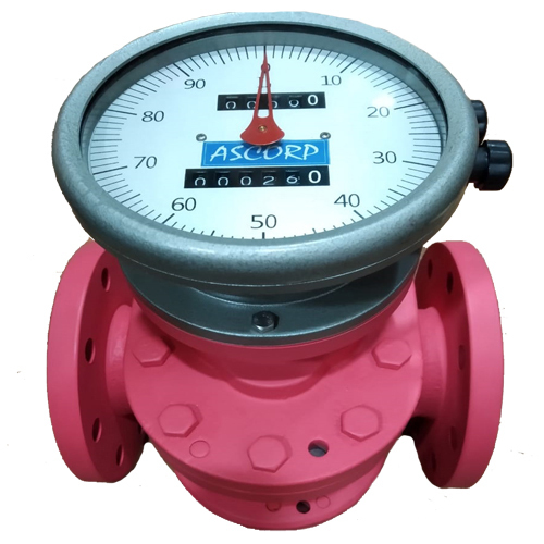 Oval Gear Mechanical Diesel Fuel Oil Flow Meter With Flanged