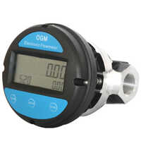 Digital Oval Gear Diesel Oil Flow Meter - Color: Black