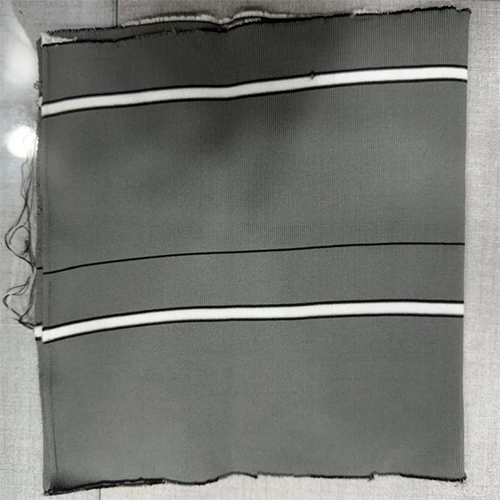 Double Tipping Lycra Rib Knitted Fabric