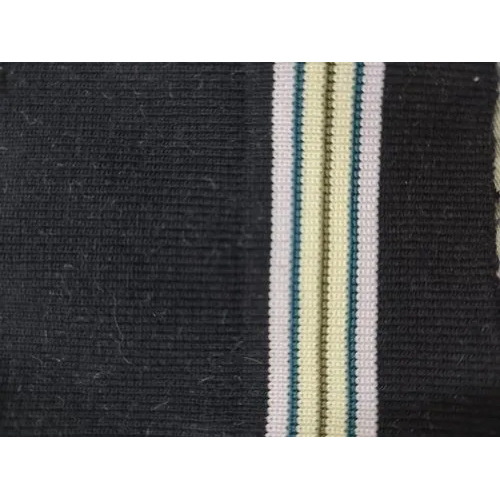 ट्रिपल टिपिंग लाइक्रा रिब निटेड फैब्रिक