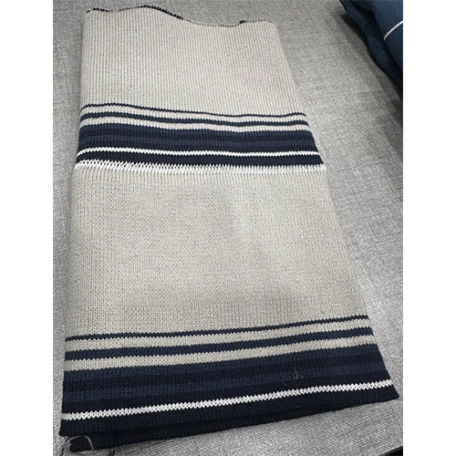 Triple Tipping Lycra Rib Knitted Fabric
