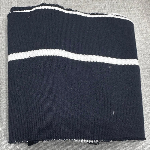 Triple Tipping Lycra Rib Knitted Fabric