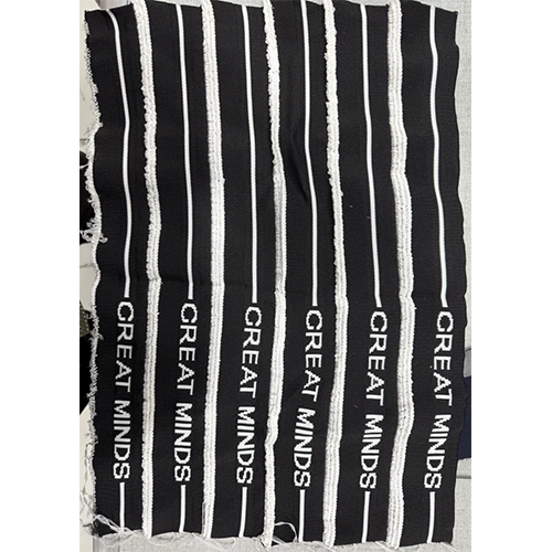 Jacquard Polyester Rib Knitted Fabric