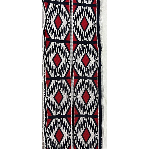 Jacquard Polyester Rib Knitted Fabric