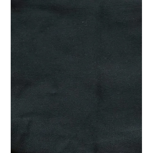 Rib Knit Plain Polyester Fabric